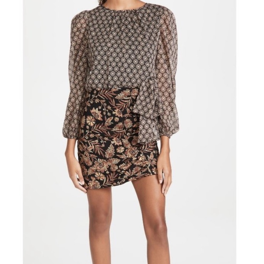 Misa Los Angeles Amber Paisley Print Dress